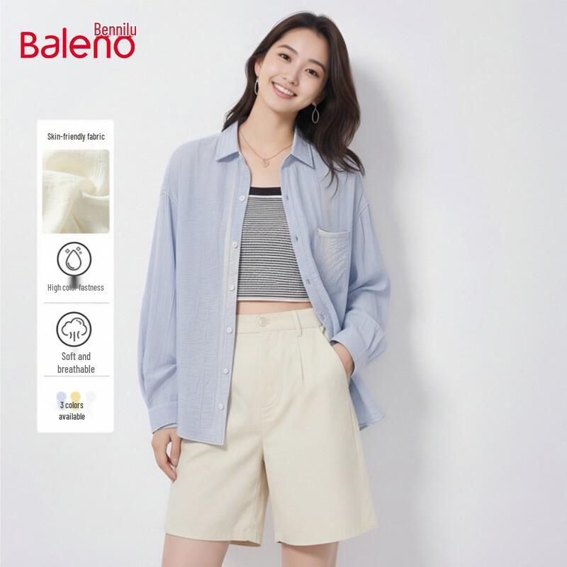 Baleno Women s Versatile Loose Fit Long Sleeve Shirt M
Baleno Women s Versatile Loose Fit Long Sleeve Shirt M