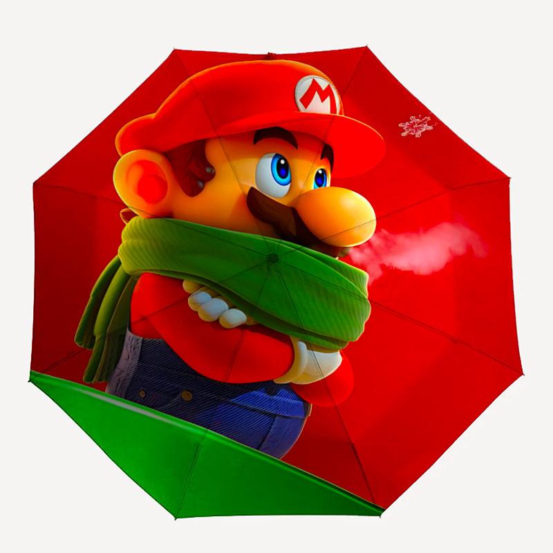 1pc Winter Mario Automatic Open/close Folding Portable Umbrella with 8-Rib Structure for Women/Men, All-Season Use a0901152
1pc Winter Mario Automatic Open/close Folding Portable Umbrella with 8-Rib Structure for Women/Men, All-Season Use a0901152