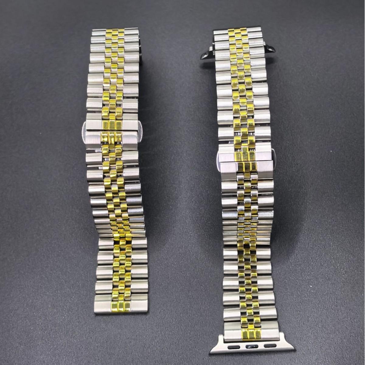 Compatible Apple & Huawei Solid Stainless Steel Watch Strap for GT5/iWatch S10 22mm
Compatible Apple & Huawei Solid Stainless Steel Watch Strap for GT5/iWatch S10 22mm