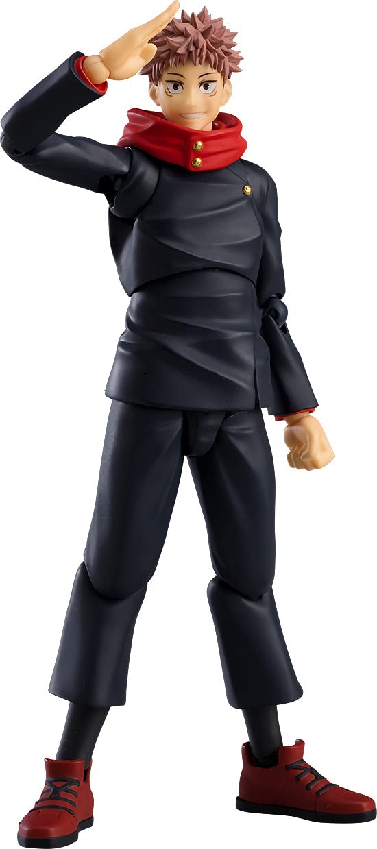 Figma Jujutsu Kaisen Yuji Kojo подвижная фигурка, окрашенная в пластик, без масштаба
Figma Jujutsu Kaisen Yuji Kojo подвижная фигурка, окрашенная в пластик, без масштаба