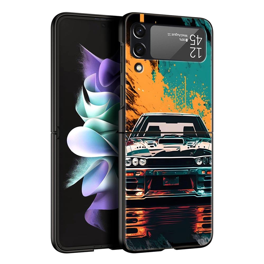 For Samsung Galaxy Z Flip 3 4 5 Hard Black Folding PC Phone Case Sports Car JDM Tokyo drift F1 Luxury For Samsung Z Flip3 Cover Galaxy Z Flip 5
For Samsung Galaxy Z Flip 3 4 5 Hard Black Folding PC Phone Case Sports Car JDM Tokyo drift F1 Luxury For Samsung Z Flip3 Cover Galaxy Z Flip 5