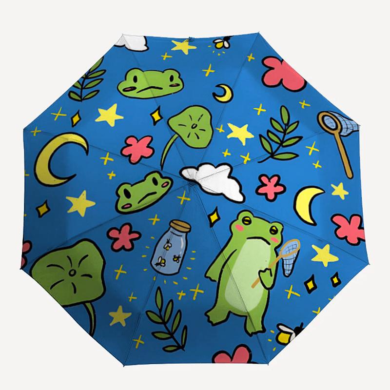 1pc Frog Night Automatic Open/close Umbrella, 8-Rib sturdy structure, Portable Travel Umbrella, Parties, Everyday Use,06
1pc Frog Night Automatic Open/close Umbrella, 8-Rib sturdy structure, Portable Travel Umbrella, Parties, Everyday Use,06