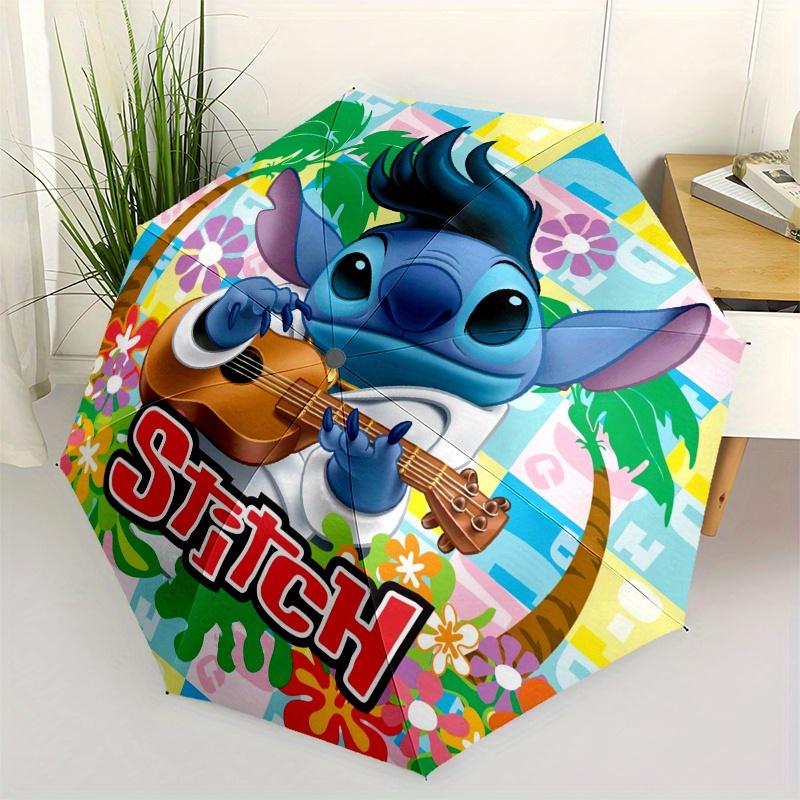 Stitch, Guitar Automatic Opening and Closing Umbrella - 8 Ribs Portable Folding Umbrella with Plastic Handle, Suitable for Leisure and Hallo
Stitch, Guitar Automatic Opening and Closing Umbrella - 8 Ribs Portable Folding Umbrella with Plastic Handle, Suitable for Leisure and Hallo