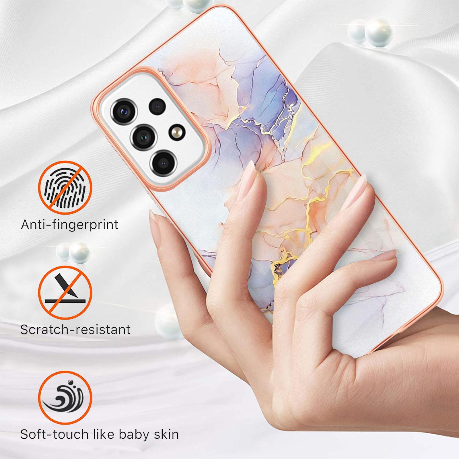 LB1 Series for Samsung Galaxy A53 5G Marble Phone Case,Soft TPU Stylish Electroplating IMD Protective Cover B
LB1 Series for Samsung Galaxy A53 5G Marble Phone Case,Soft TPU Stylish Electroplating IMD Protective Cover B