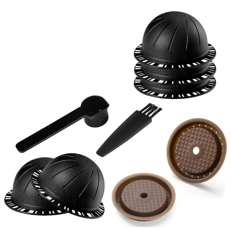 Durables Coffee Filters Refillable Coffee Pods Reusable Coffee Filters Plastic Material for ENV135 ENV150 Models чёрный
Durables Coffee Filters Refillable Coffee Pods Reusable Coffee Filters Plastic Material for ENV135 ENV150 Models чёрный