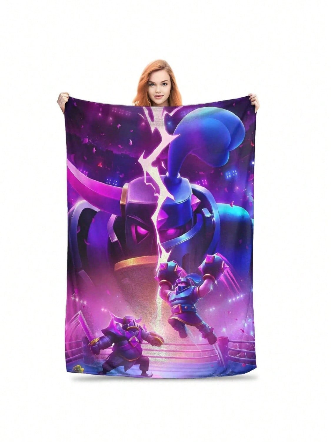 Warm Soft Blanket Camping Clash Royale Game Throw Blanket Flannel Bedspread For Outdoor Street Sofa Bed Cover 75X95CM сірий колір
Warm Soft Blanket Camping Clash Royale Game Throw Blanket Flannel Bedspread For Outdoor Street Sofa Bed Cover 75X95CM сірий колір