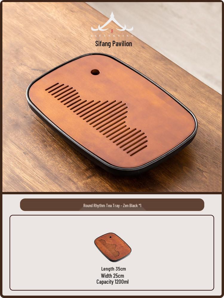 Bamboo Tea Tray with Draining Storage for Kung Fu Tea Set - Light Luxury Home Use, 2026 Model Standard Size
Bamboo Tea Tray with Draining Storage for Kung Fu Tea Set - Light Luxury Home Use, 2026 Model Standard Size
