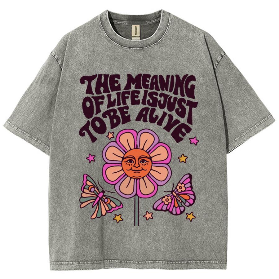 Flowers Butterfly Print Women s T-Shirt Washed Denim Oversized Crewneck Couple Unisex Style Half-Sleeved Sweetheart Top S
Flowers Butterfly Print Women s T-Shirt Washed Denim Oversized Crewneck Couple Unisex Style Half-Sleeved Sweetheart Top S