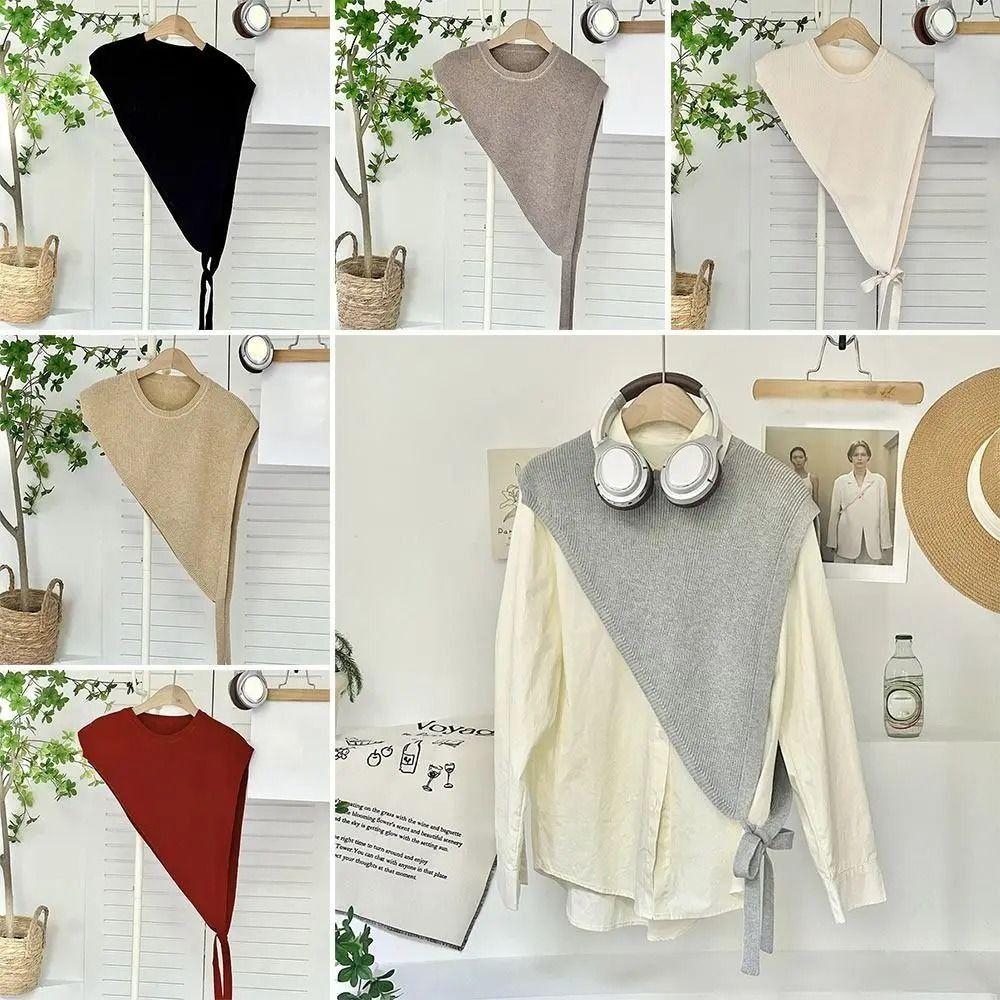 Fashion Women s Knitted Shawl Solid Color Skew Triangle Shawl Slit Cape Crossbody Shawl Spring чорний
Fashion Women s Knitted Shawl Solid Color Skew Triangle Shawl Slit Cape Crossbody Shawl Spring чорний