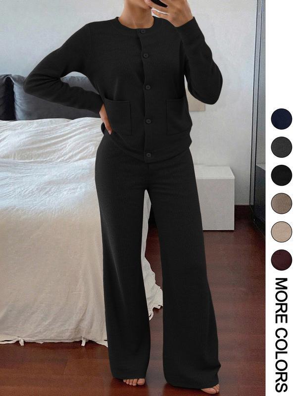 Women s Striped Casual Suit: Round Neck Long Sleeve T-shirt & Wide-Leg Pants for Autumn/Winter 2025 Europe & America. XXL (US Size) чорний
Women s Striped Casual Suit: Round Neck Long Sleeve T-shirt & Wide-Leg Pants for Autumn/Winter 2025 Europe & America. XXL (US Size) чорний