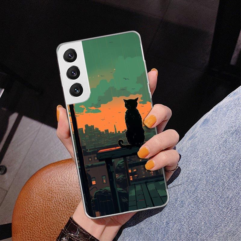 Anime Cat Rain Animal Phone Case For Samsung Galaxy S24 S25 Edge S26 Ultra S23 S22 S21 Plus S20 FE + Personalized Print Cover Ga Samsung S24 FE
Anime Cat Rain Animal Phone Case For Samsung Galaxy S24 S25 Edge S26 Ultra S23 S22 S21 Plus S20 FE + Personalized Print Cover Ga Samsung S24 FE