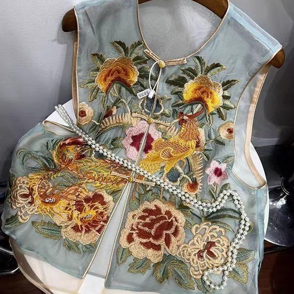 2025 лето новый жилет без рукавов с вышивкой на китайских пуговицах, жилет, жилет, топ, универсальный, тонкий 3XL (recommended 138-75kg)
2025 лето новый жилет без рукавов с вышивкой на китайских пуговицах, жилет, жилет, топ, универсальный, тонкий 3XL (recommended 138-75kg)