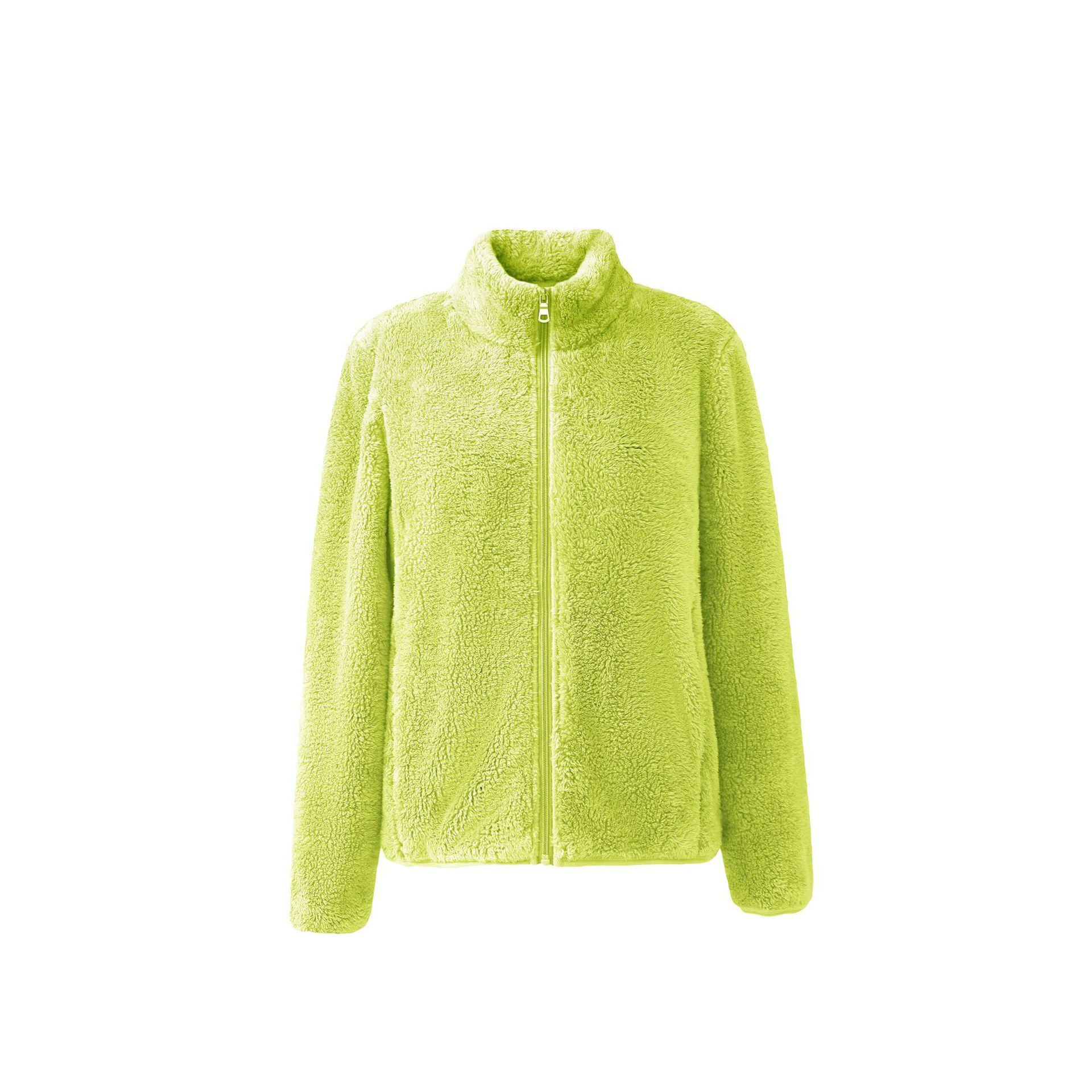 Осенне-зимняя утепленная двухсторонняя флисовая куртка кораллового цвета, женская флисовая теплая флисовая фланель с длинными рукавами, большой размер, плюшевая подкладка XXXXL