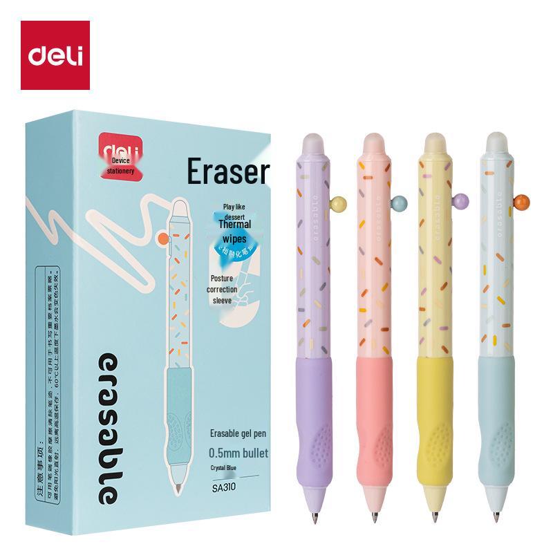 Deli 0.5mm Thermal Erasable Pen - Neutral, Stylish, Anti-Slip Grip for Students 0.5mm
Deli 0.5mm Thermal Erasable Pen - Neutral, Stylish, Anti-Slip Grip for Students 0.5mm
