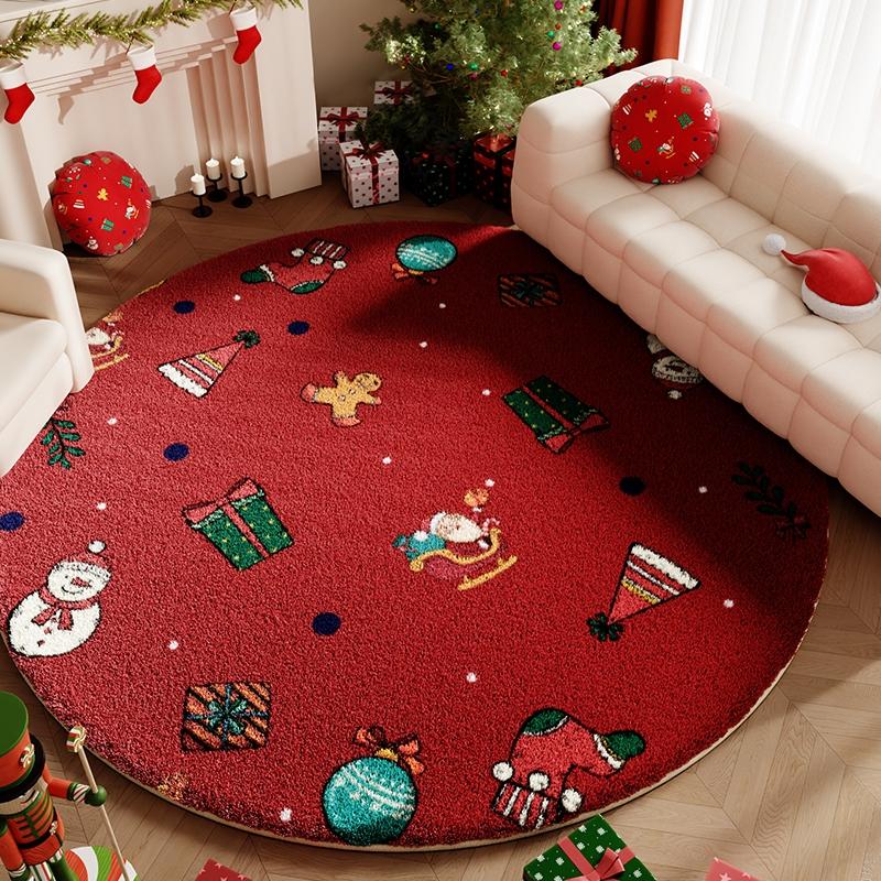 Alfombra roja de decoración navideña para dormitorio,alfombras redondas para sala de estar,alfombra suave y esponjosa para suelo lavable 60cmx60cm
Alfombra roja de decoración navideña para dormitorio,alfombras redondas para sala de estar,alfombra suave y esponjosa para suelo lavable 60cmx60cm