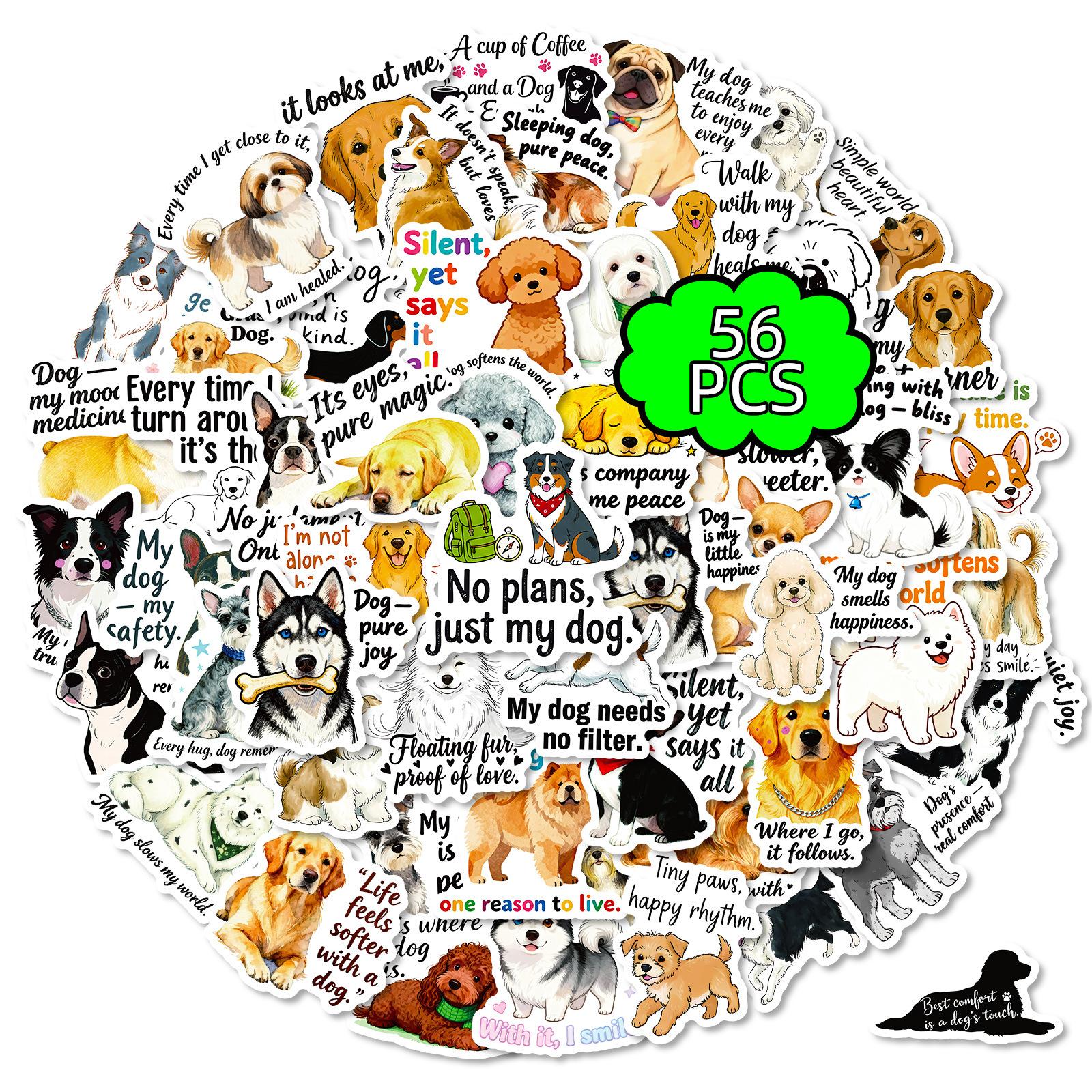 56 Cute Puppy Text Quotes Text-On-Video All English Non-Repeating Cute Pet Dog Stickers
56 Cute Puppy Text Quotes Text-On-Video All English Non-Repeating Cute Pet Dog Stickers