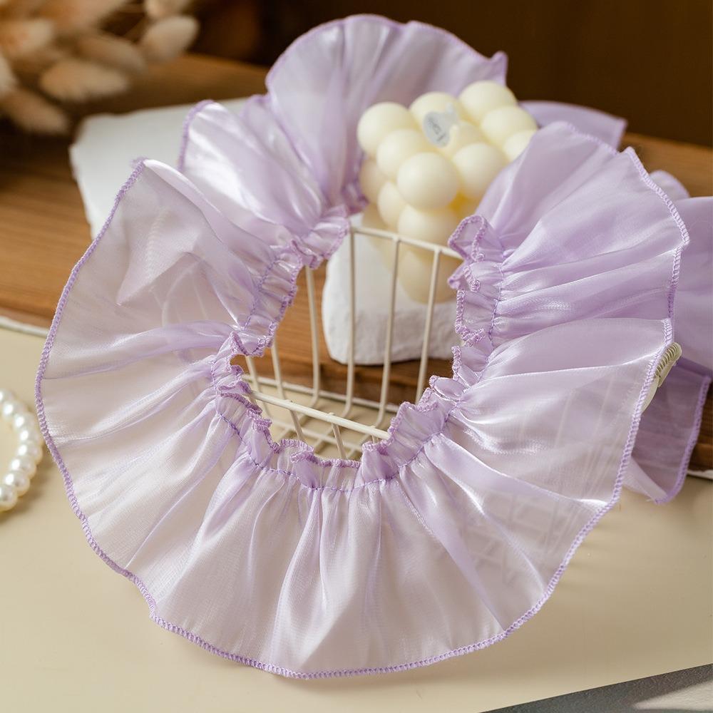 New 7cm Wide Satin Ribbon Trim Shiny yarn Pleated Pleated Lace Trim DIY Ruffled Edge Fabric Trim Dress Decoration світло-фіолетового кольору
New 7cm Wide Satin Ribbon Trim Shiny yarn Pleated Pleated Lace Trim DIY Ruffled Edge Fabric Trim Dress Decoration світло-фіолетового кольору