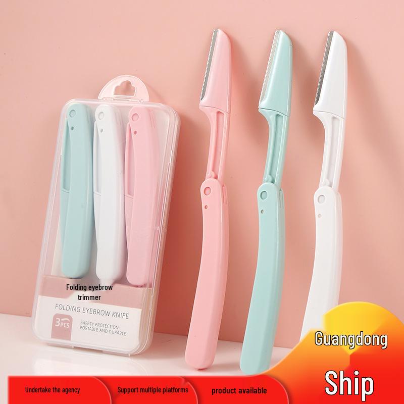 3-Piece Safety Folding Eyebrow Razor Set with Anti-Scratch Design for Precise Shaping
3-Piece Safety Folding Eyebrow Razor Set with Anti-Scratch Design for Precise Shaping
