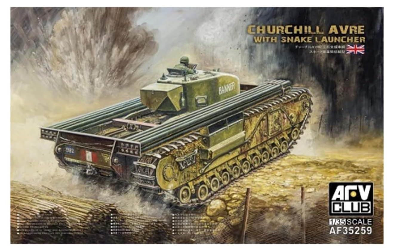 AFV Club Churchill Engineer Support Explosive Canister Type Plastic Model 1/35 Vehicle/Snake
AFV Club Churchill Engineer Support Explosive Canister Type Plastic Model 1/35 Vehicle/Snake