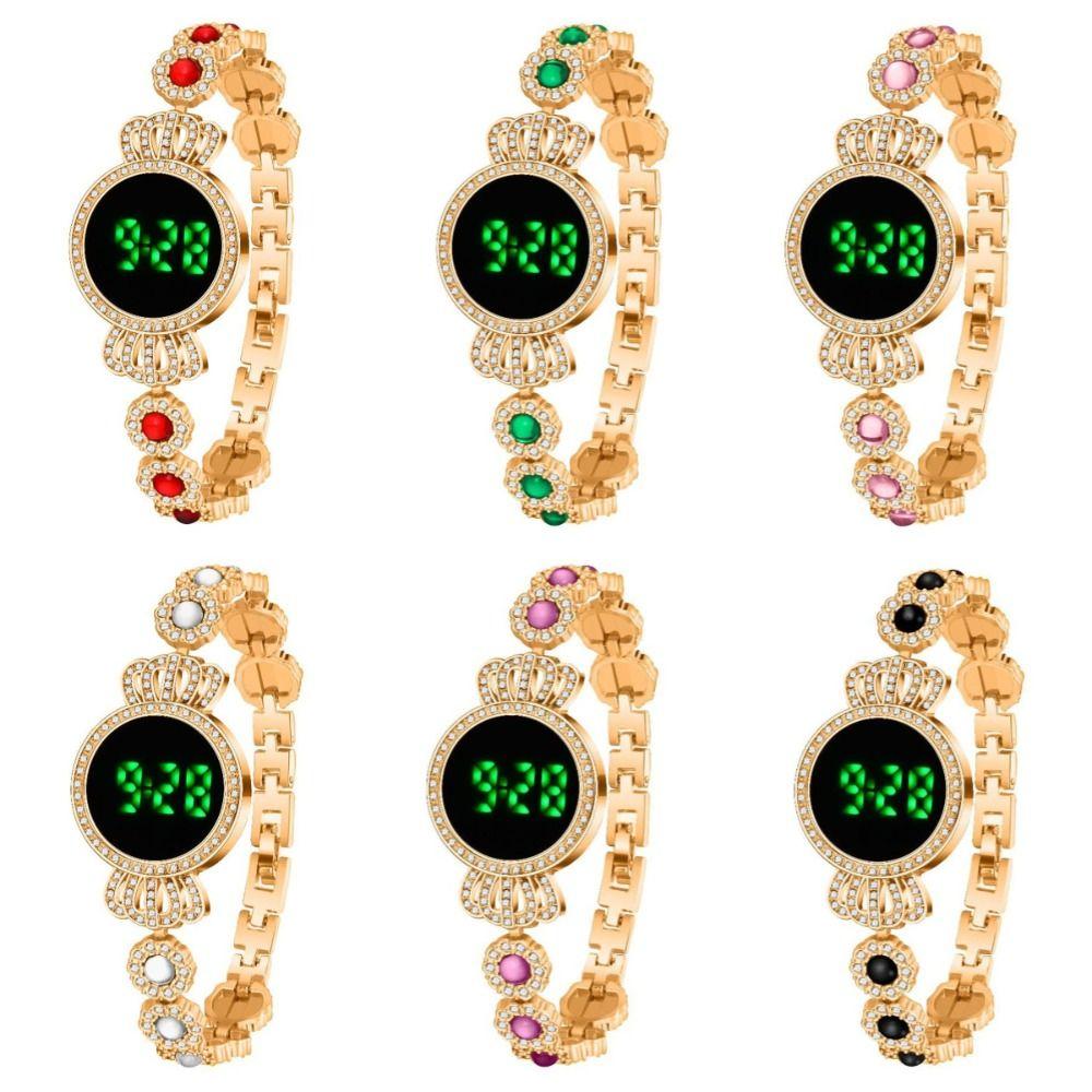 Exquisite Women s Electronic Watch Elegant Rhinestone Wristwatch Touch Digital Wrist Watches Gifts фіолетовий
Exquisite Women s Electronic Watch Elegant Rhinestone Wristwatch Touch Digital Wrist Watches Gifts фіолетовий