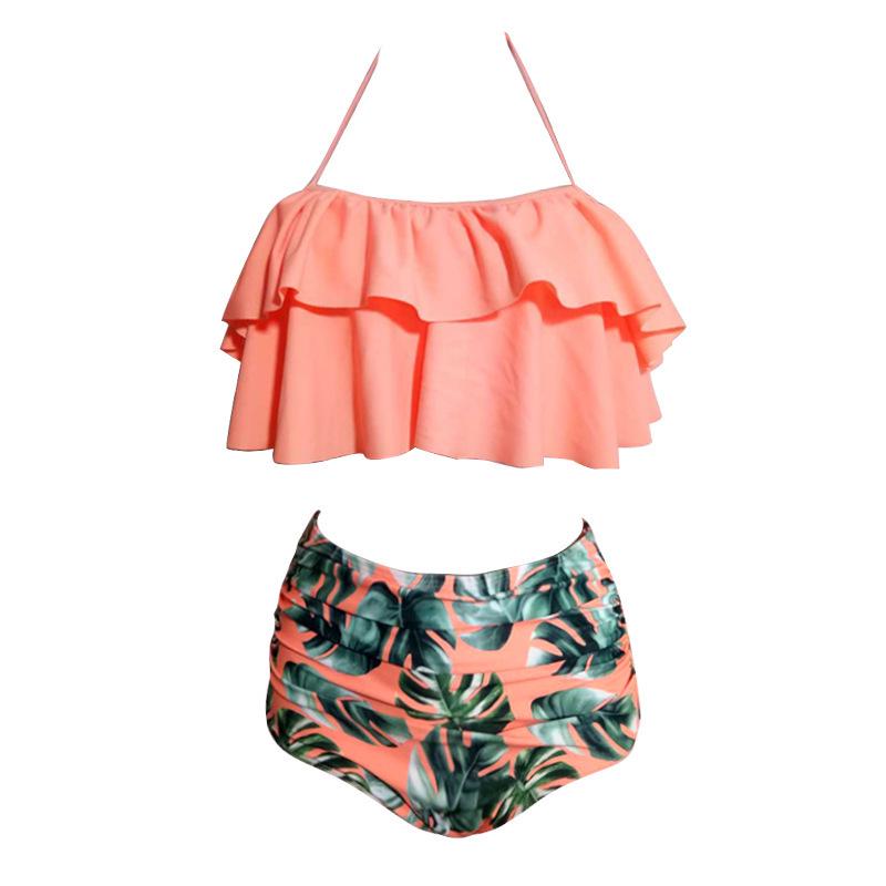 Buy Sexy Bikini Set Two Piece Ruffle Top Women At Affordable Prices
