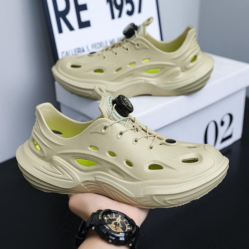 Hole shoes men s summer 2025 new outdoor wear beach thick sole heightening non-slip driving bag head sandals breathable 38 бежевий
Hole shoes men s summer 2025 new outdoor wear beach thick sole heightening non-slip driving bag head sandals breathable 38 бежевий