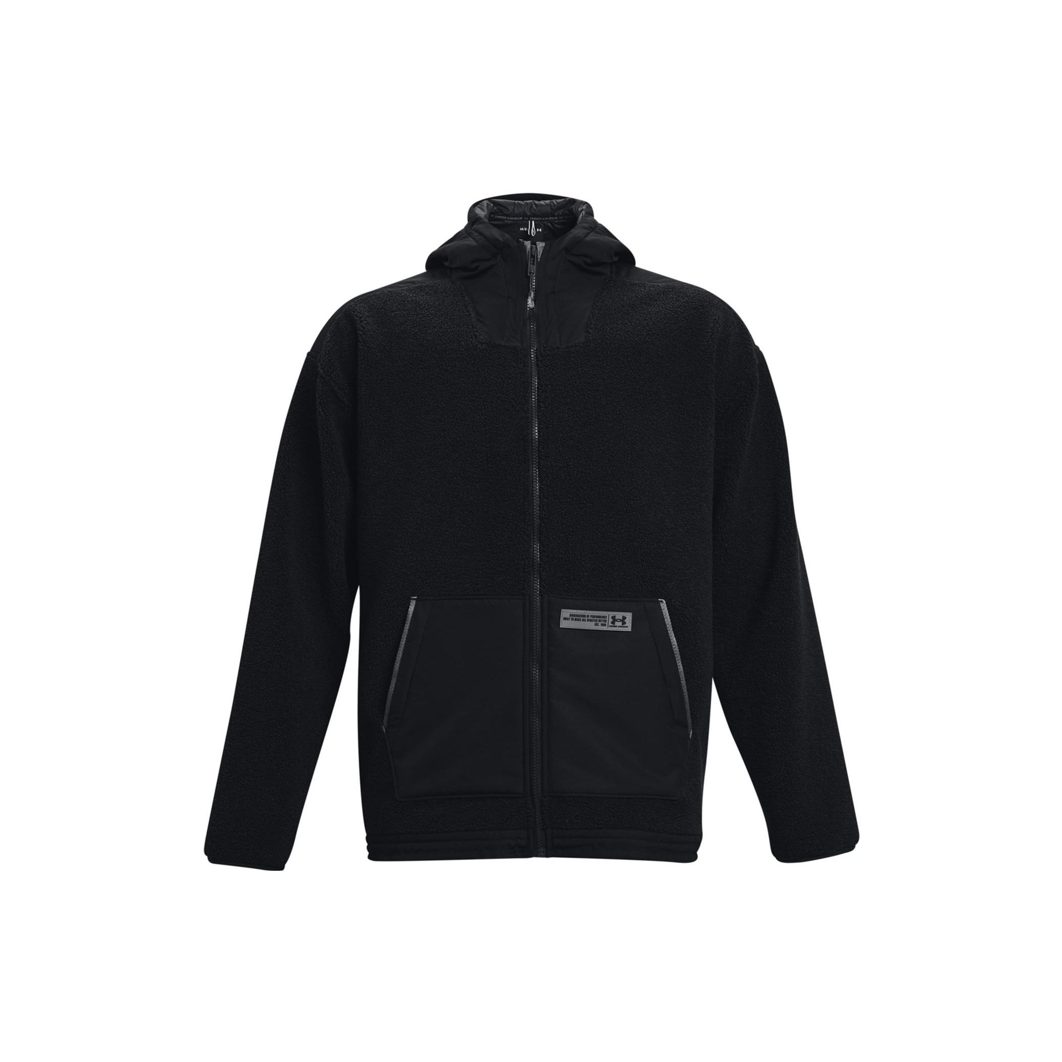 Under Armour Solid Color Zip-Up Hooded Long Sleeve Jacket Men Black 1372656-001 M
Under Armour Solid Color Zip-Up Hooded Long Sleeve Jacket Men Black 1372656-001 M