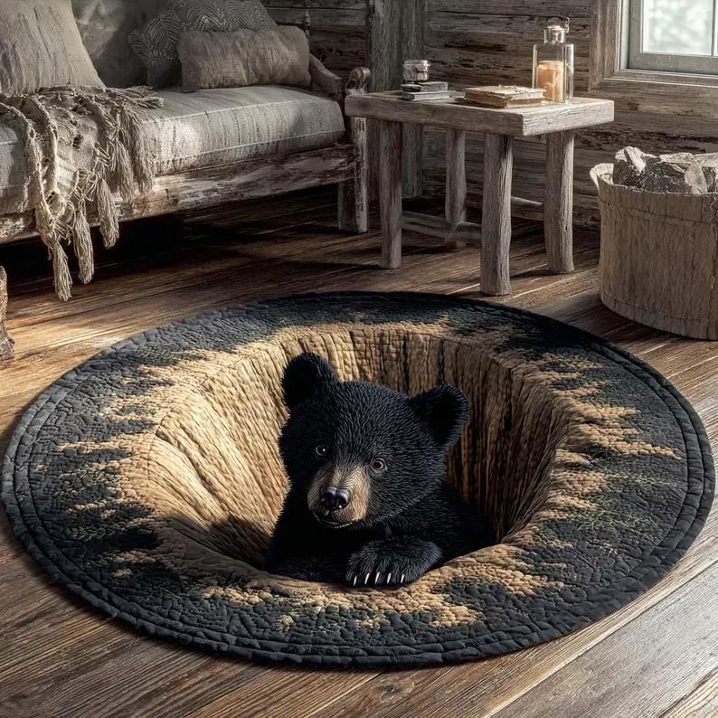 3D Animal Visual Trap Carpet Mat Rug Non-Slip Bear Theme Home Decoration for Living Room Bedroom Home Rugs for Bedroom Carpet 40x40cm
3D Animal Visual Trap Carpet Mat Rug Non-Slip Bear Theme Home Decoration for Living Room Bedroom Home Rugs for Bedroom Carpet 40x40cm