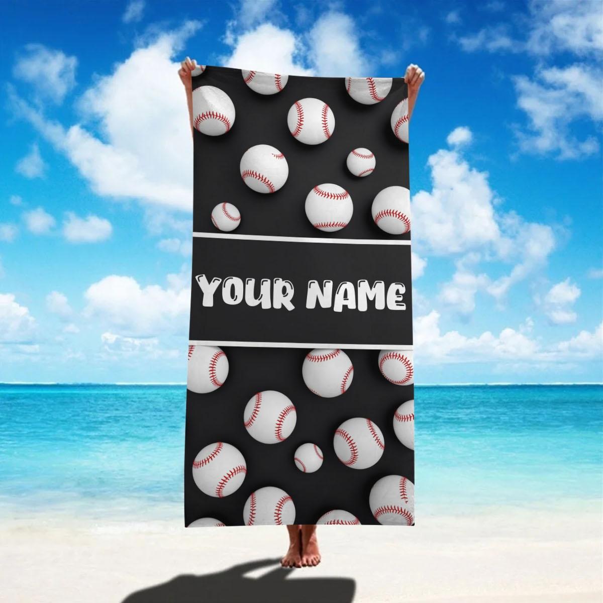Super beach towel, cartoon baseball design - soft, absorbent, multifunctional towel with excellent wrapping ability, suitable W40*H60(CM)
Super beach towel, cartoon baseball design - soft, absorbent, multifunctional towel with excellent wrapping ability, suitable W40*H60(CM)