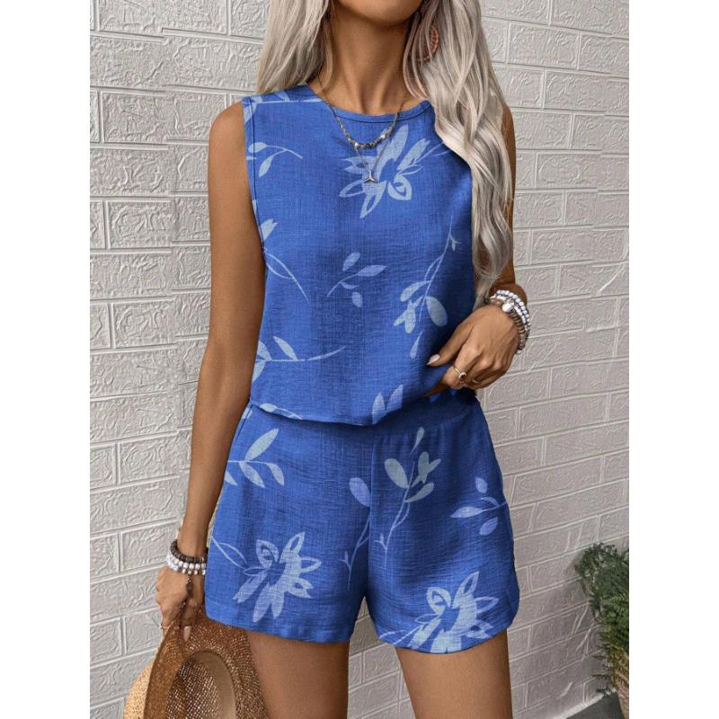 Fashion Striped Print Set Female Casual O Neck Sleeveless Pullover Tops High Waist Shorts Two Piece Sets for Women Summer New 2XL
Fashion Striped Print Set Female Casual O Neck Sleeveless Pullover Tops High Waist Shorts Two Piece Sets for Women Summer New 2XL