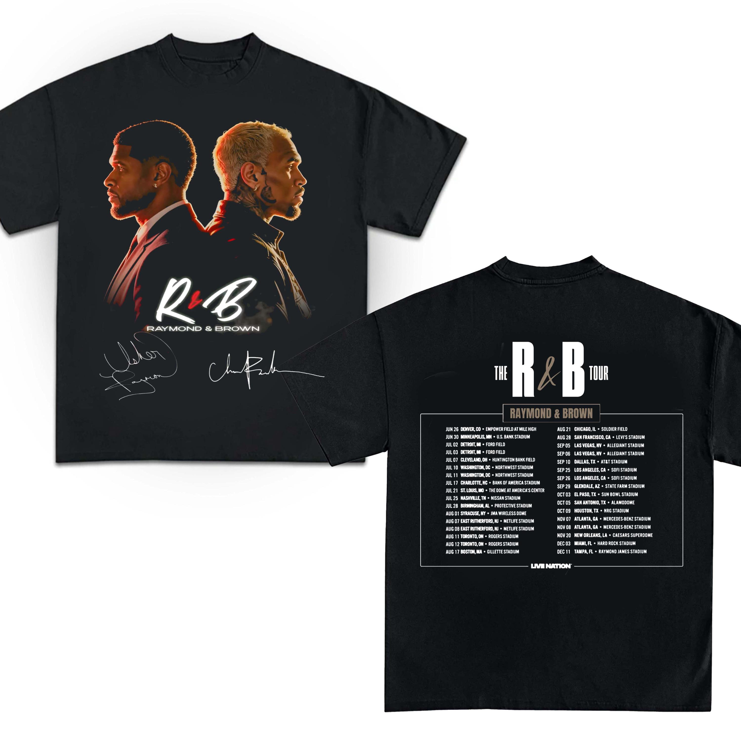 2026 Chris Brown and Usher Raymond Brown RnB Tour Graphic Unisex T Shirt Unisex Cotton Short Sleeve Y2k Oversized Tee Women Top 3XL
2026 Chris Brown and Usher Raymond Brown RnB Tour Graphic Unisex T Shirt Unisex Cotton Short Sleeve Y2k Oversized Tee Women Top 3XL