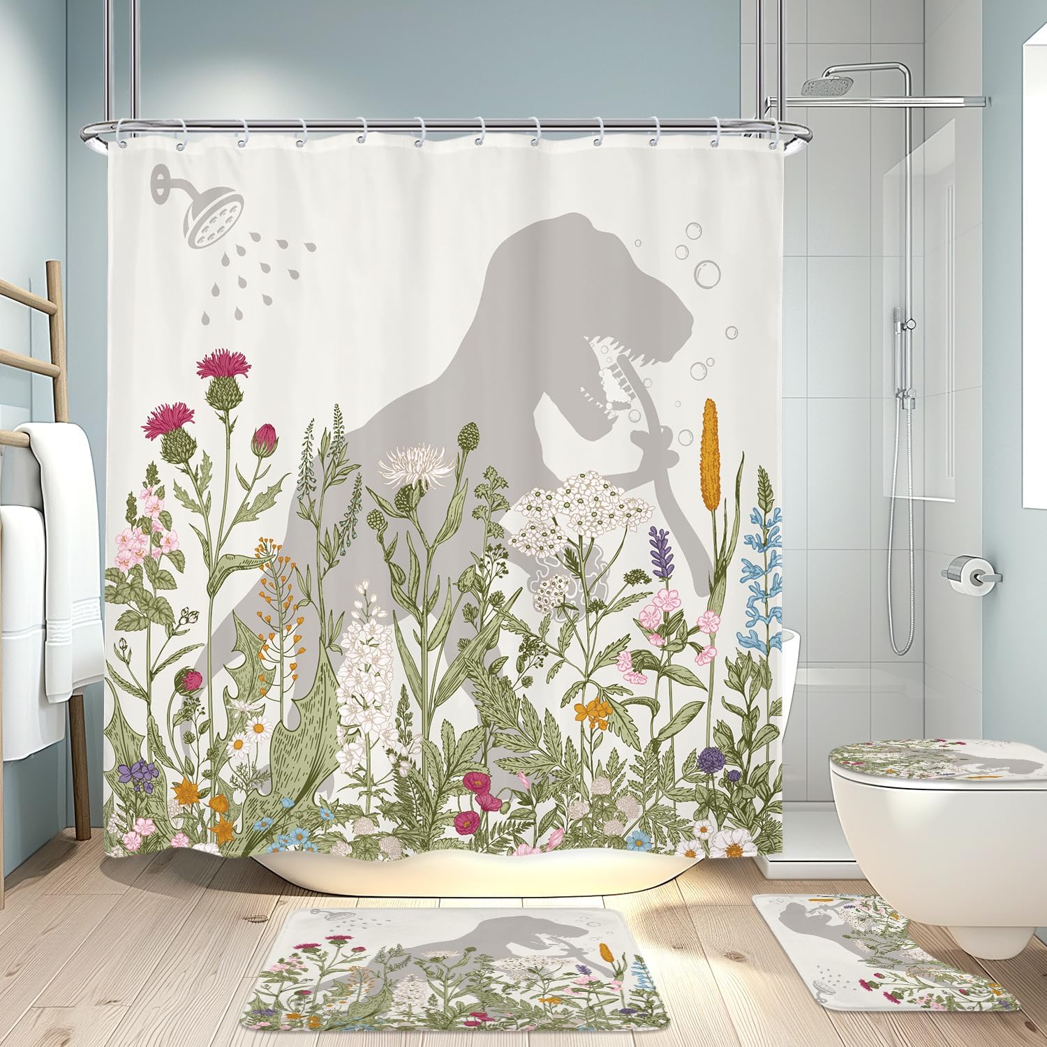 Funny Dinosaur Shower Curtain Bathroom Set 60Wx71H Inches Black White Dino Fun Animal Read Newspaper Hilarious Cool Cute Modern W60H190(CM)-1 Pcs
Funny Dinosaur Shower Curtain Bathroom Set 60Wx71H Inches Black White Dino Fun Animal Read Newspaper Hilarious Cool Cute Modern W60H190(CM)-1 Pcs