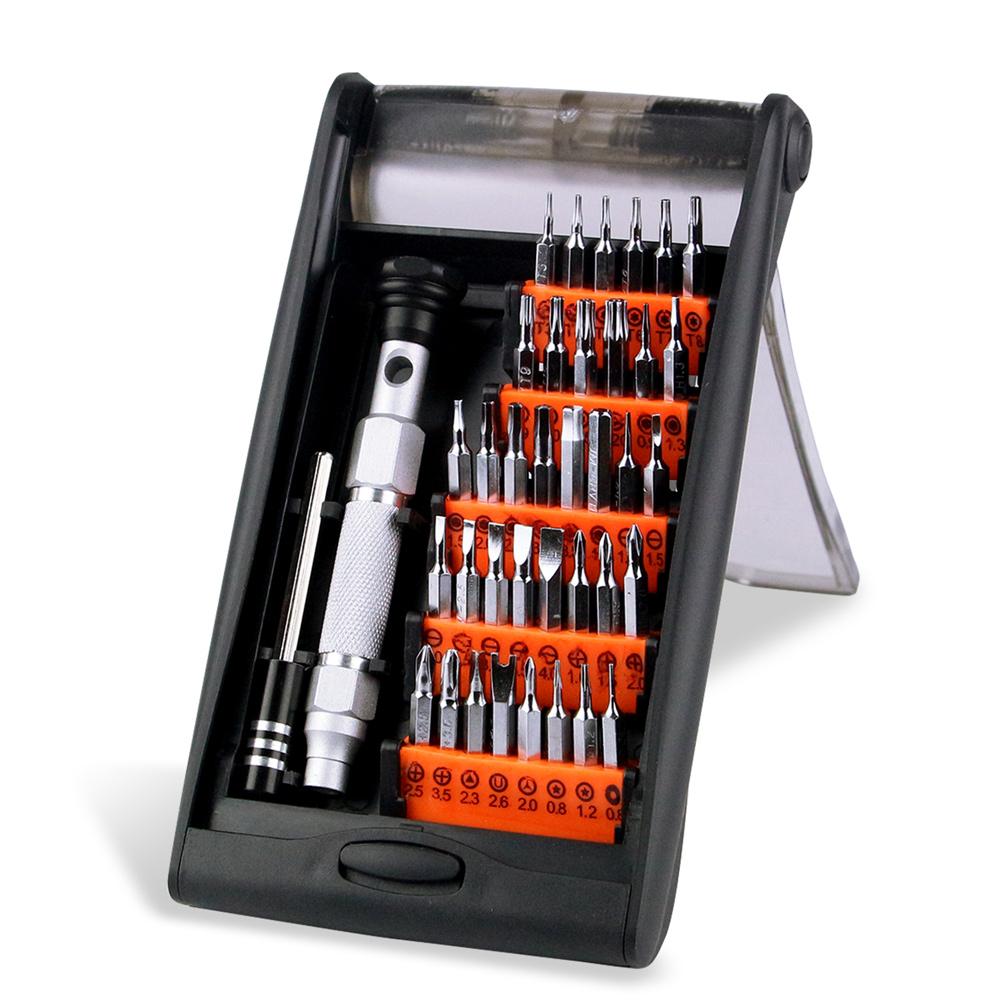 JAKEMY JM-8151 38-in-1 Professional Precise Aluminum Alloy Screwdriver Set Type A
JAKEMY JM-8151 38-in-1 Professional Precise Aluminum Alloy Screwdriver Set Type A