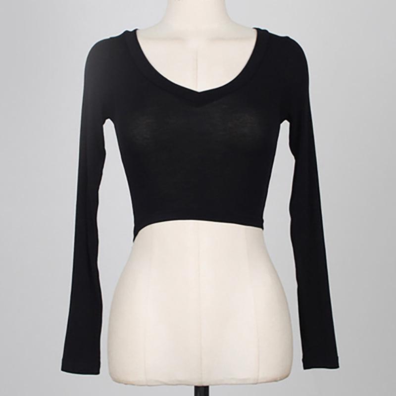 Korean V-Neck Long-Sleeve T-Shirt – Enhances Bust, Sexy Fit One Size
Korean V-Neck Long-Sleeve T-Shirt – Enhances Bust, Sexy Fit One Size