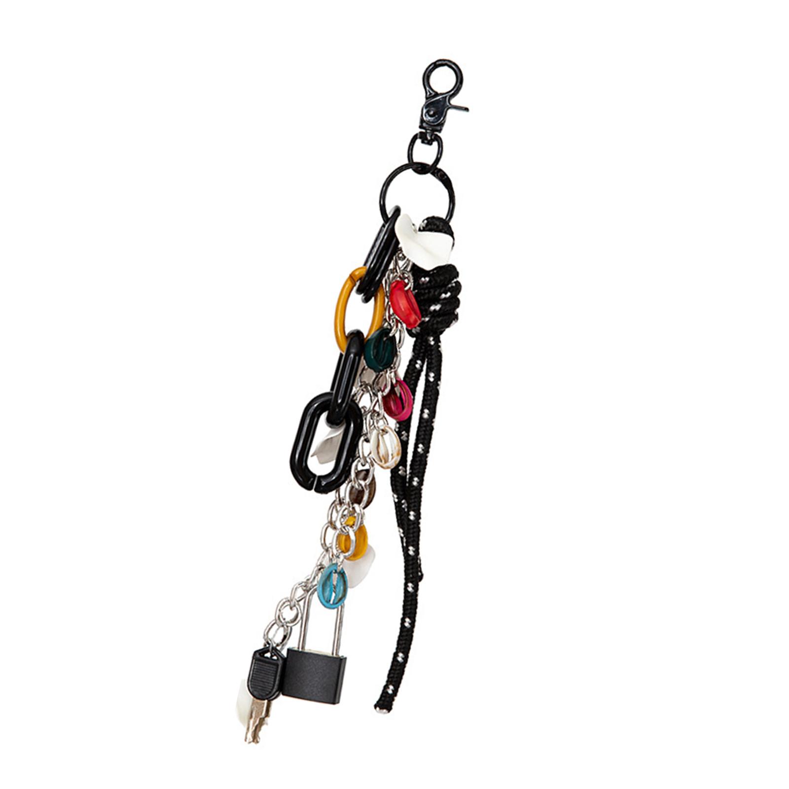 Модный Прочный Нейлоновый Шнур Модный Шарм для Сумки и Брелок Универсальный Аксессуар для Ключей для Мужчин и Женщин для Ежедневного Использования чёрный
Модный Прочный Нейлоновый Шнур Модный Шарм для Сумки и Брелок Универсальный Аксессуар для Ключей для Мужчин и Женщин для Ежедневного Использования чёрный