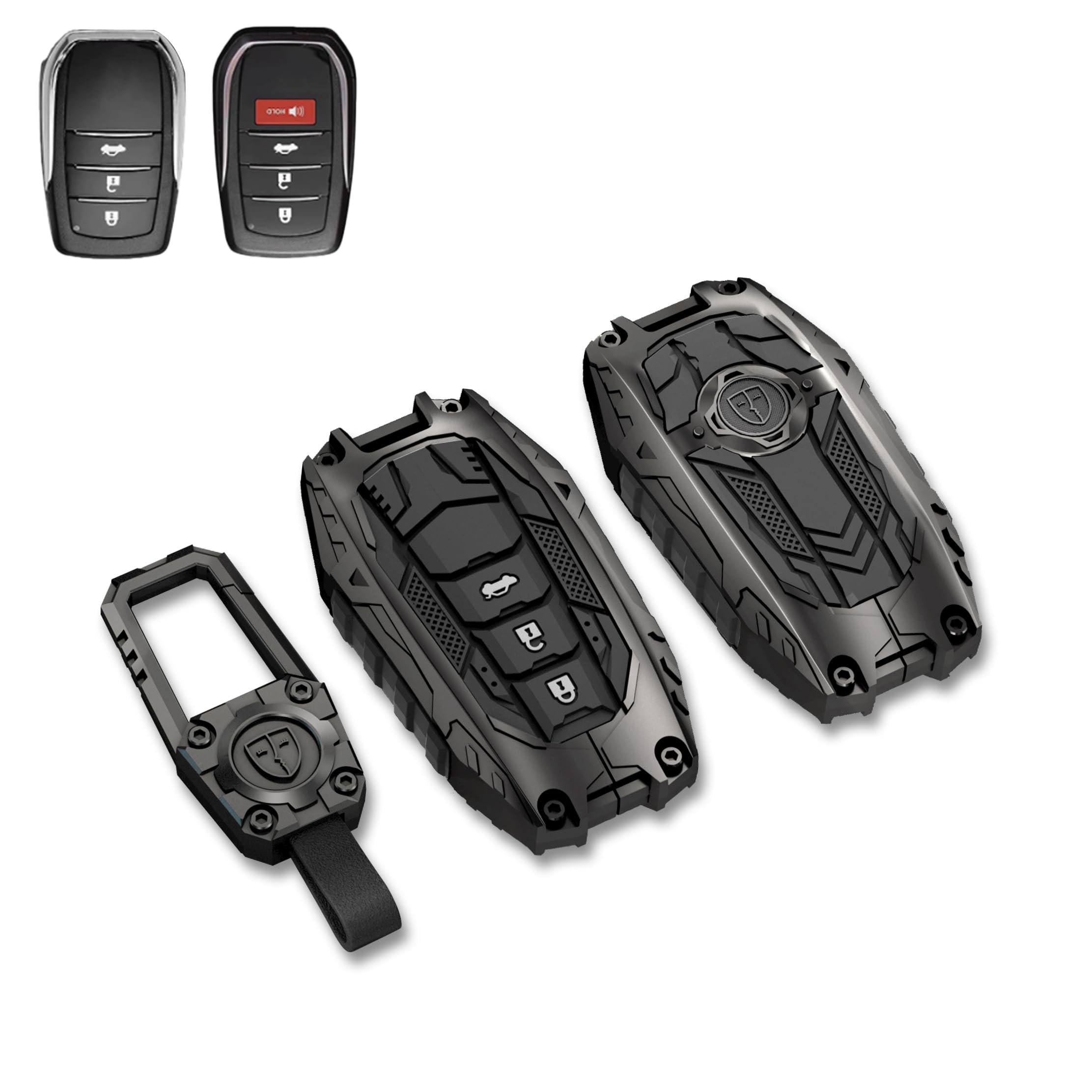 MAIKER OFF ROAD Металлический чехол для ключа-брелока Toyota с цинковым сплавом для Toyota RAV4 Land Grand Corolla и Hilux 2019-2024 Venza, Prime,
MAIKER OFF ROAD Металлический чехол для ключа-брелока Toyota с цинковым сплавом для Toyota RAV4 Land Grand Corolla и Hilux 2019-2024 Venza, Prime,