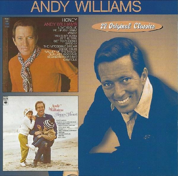 CD ANDY WILLIAMS - Honey/Happy Heart (2 On 1) COLCD6050 Collectables 1998 US Pop Used
CD ANDY WILLIAMS - Honey/Happy Heart (2 On 1) COLCD6050 Collectables 1998 US Pop Used