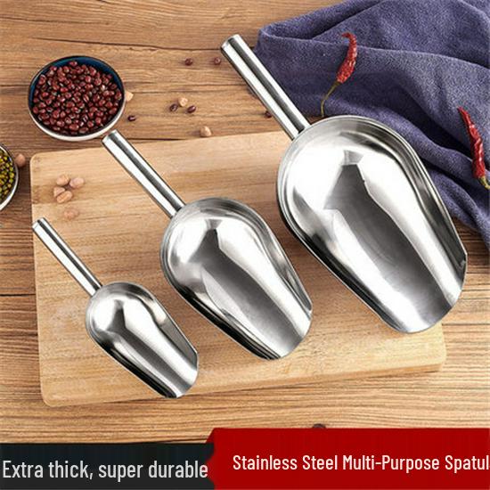 Stainless Steel Multi-Purpose Scoop - Round Mouth for Dried Fruits, Rice, Ice, Sugar, and More - Available in Large, Medium, and Small Sizes. 8-inch Stainless Steel Thick Scoop - 1 Piece
Stainless Steel Multi-Purpose Scoop - Round Mouth for Dried Fruits, Rice, Ice, Sugar, and More - Available in Large, Medium, and Small Sizes. 8-inch Stainless Steel Thick Scoop - 1 Piece