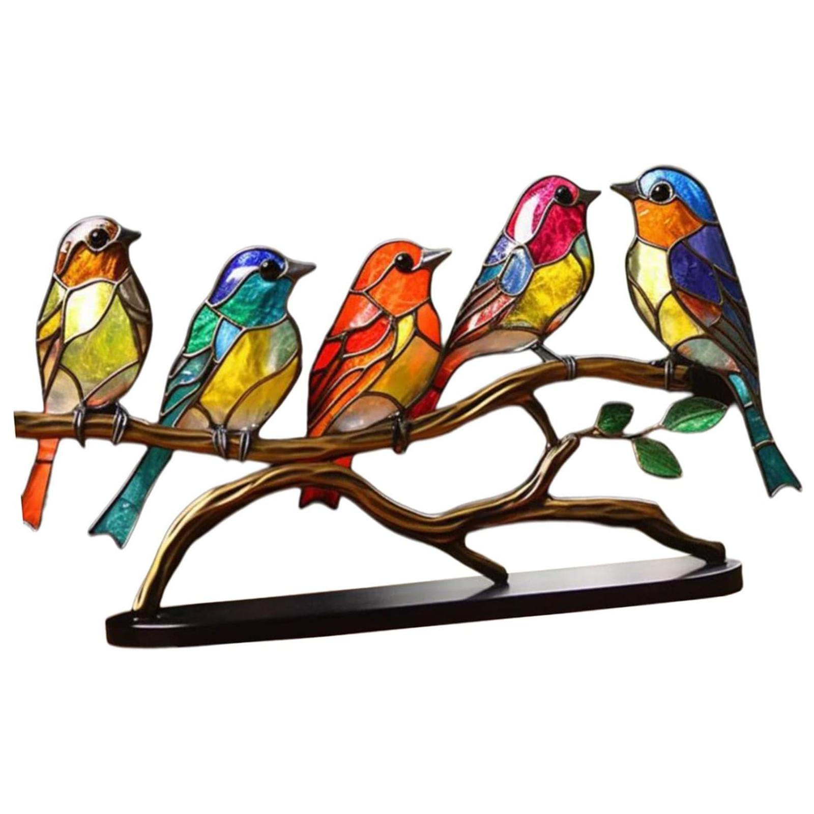 Colorful Bird Metal Desktop Ornament Home Office Flat Decorative Ornament,5-Bird A
Colorful Bird Metal Desktop Ornament Home Office Flat Decorative Ornament,5-Bird A