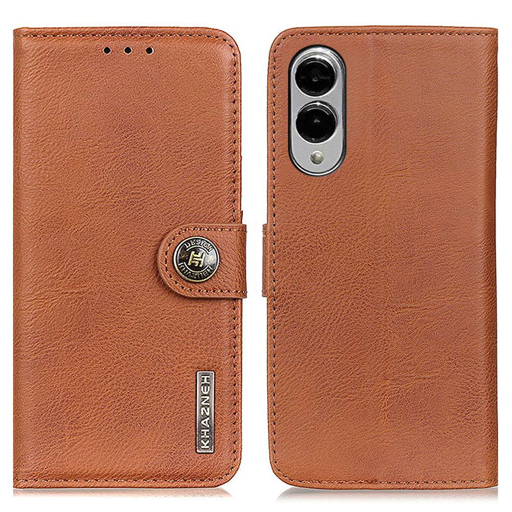 KHAZNEH For Samsung Galaxy S25 Edge Wallet Case Cowhide Texture Leather Flip Phone Cover Brown
KHAZNEH For Samsung Galaxy S25 Edge Wallet Case Cowhide Texture Leather Flip Phone Cover Brown