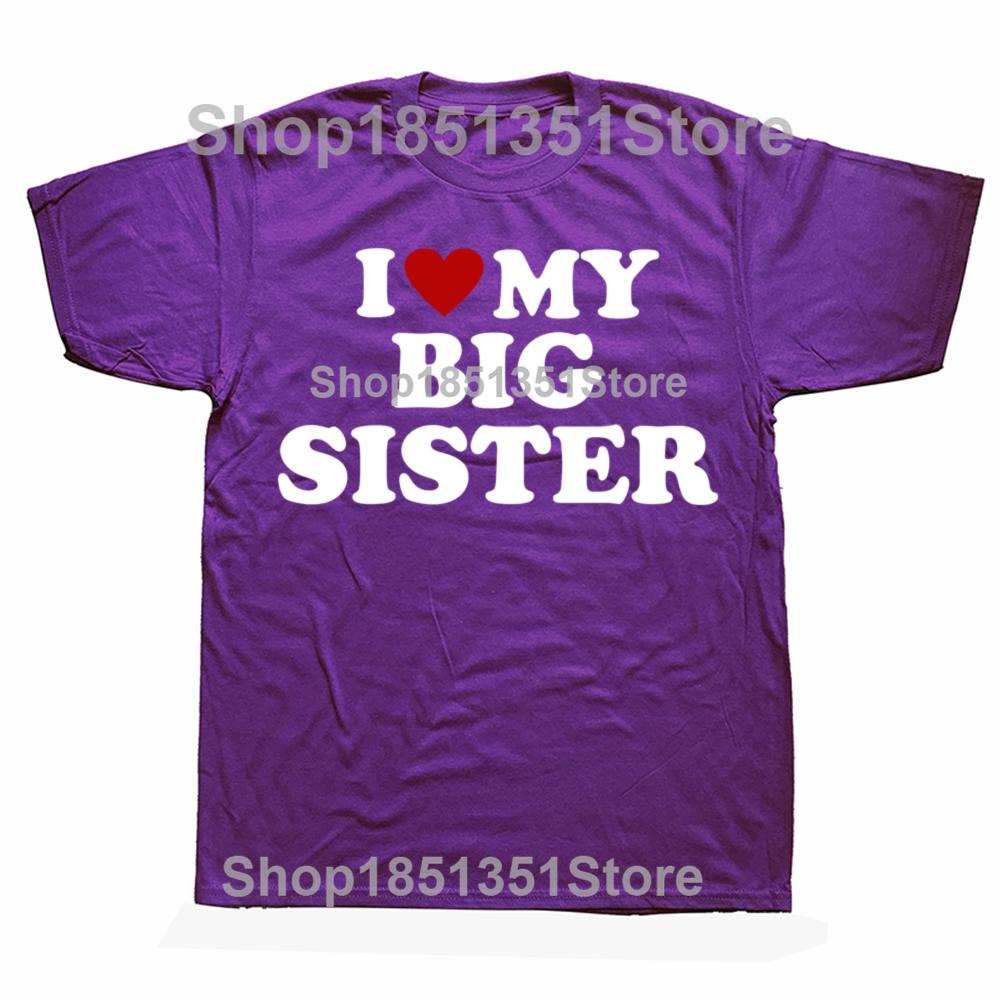 Funny I Love Heart My Big Sister Graphic Tshirts Men Womens Fashion Casual Tshirt 100 Cotton Loose Oversized T Shirt 4XL
Funny I Love Heart My Big Sister Graphic Tshirts Men Womens Fashion Casual Tshirt 100 Cotton Loose Oversized T Shirt 4XL
