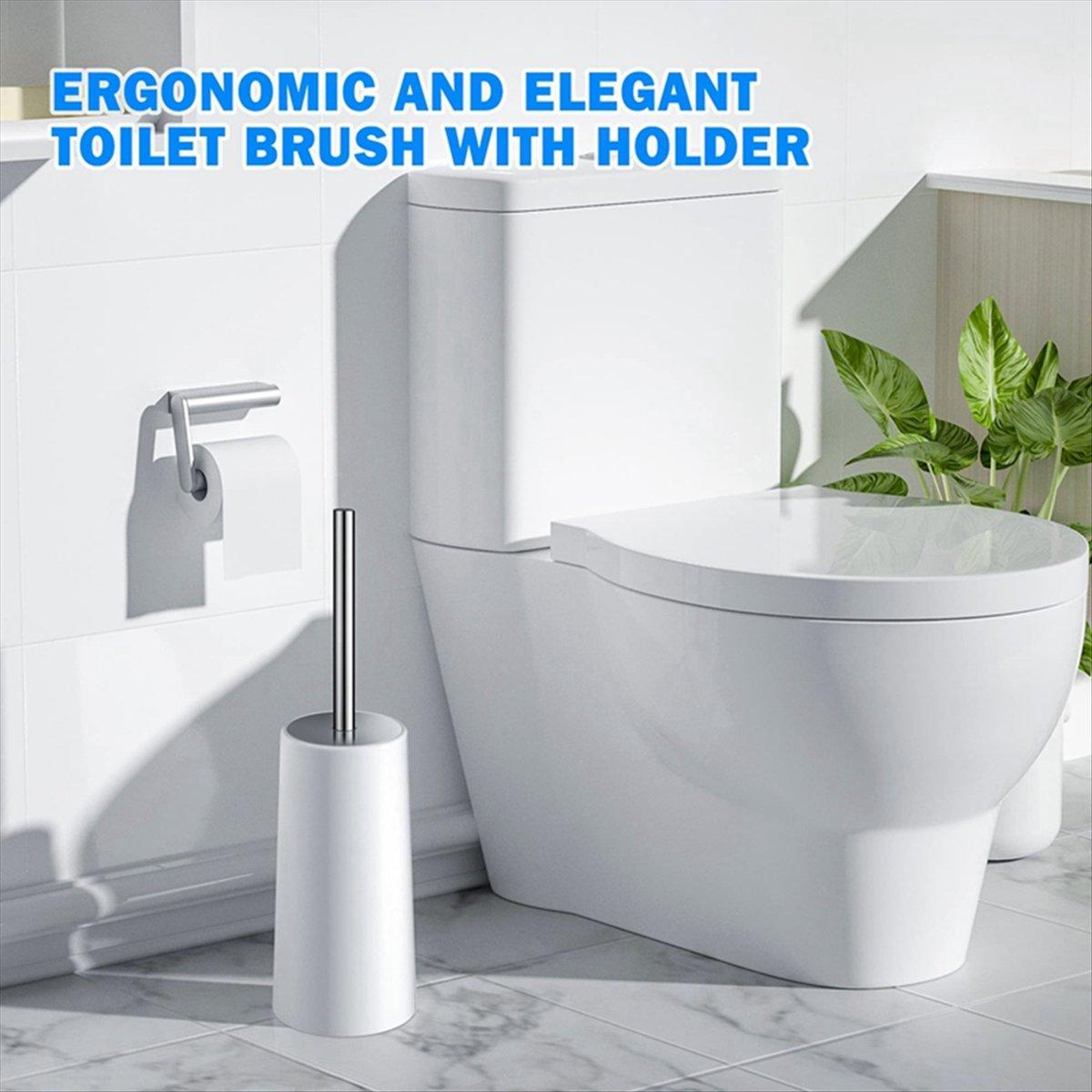BHBL Toilet Brush and Holder, 2 Pack Toilet Brush with 304 Stainless Steel Long Handle, Toilet Bowl Brush White China Mainland
BHBL Toilet Brush and Holder, 2 Pack Toilet Brush with 304 Stainless Steel Long Handle, Toilet Bowl Brush White China Mainland