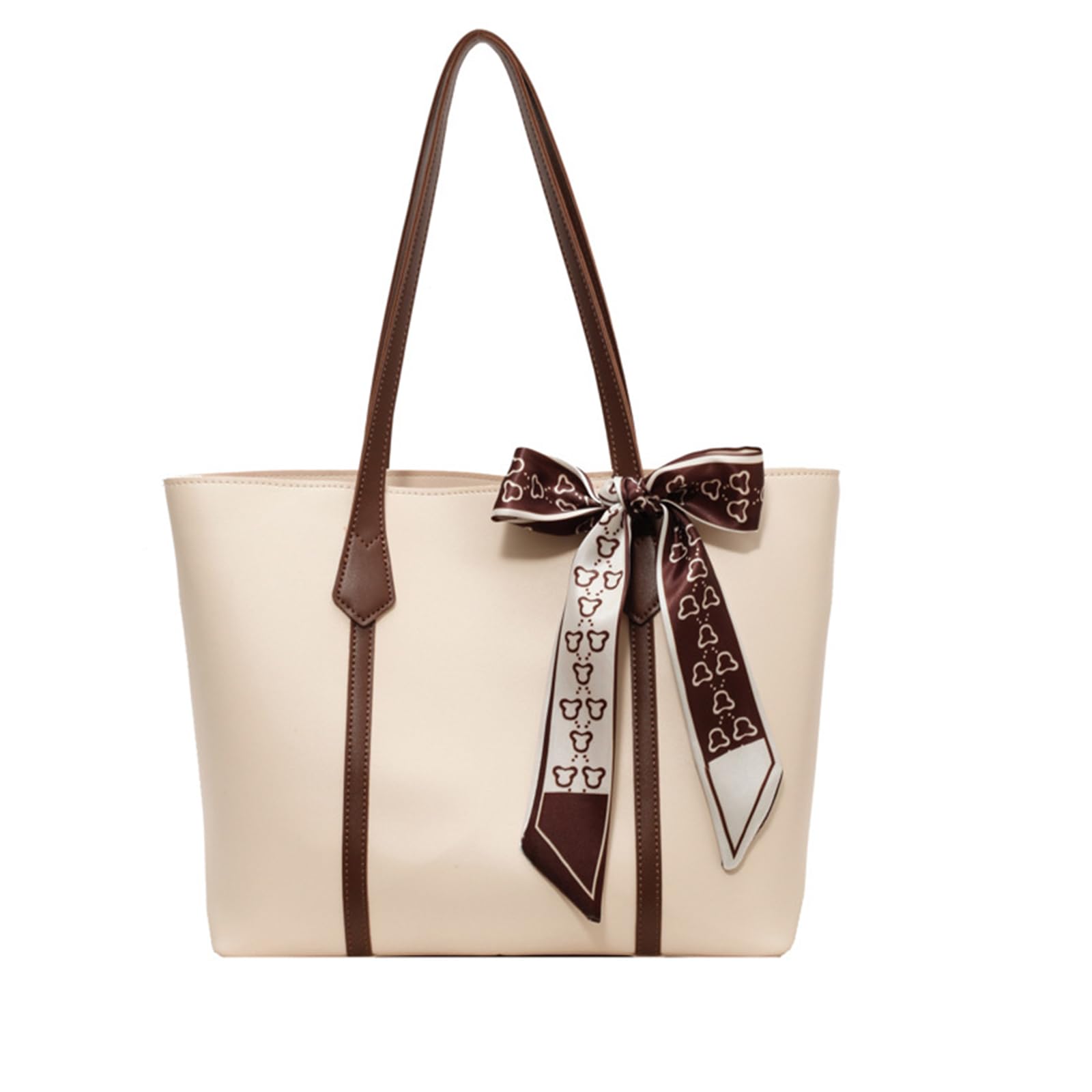 NICOLE & DORIS Women s Large Capacity Tote Bag, A4 Size, Leather Shoulder Bag, Water-Repellent, Commuter Bag, Solid Color, Includes Scarf, Stylish
NICOLE & DORIS Women s Large Capacity Tote Bag, A4 Size, Leather Shoulder Bag, Water-Repellent, Commuter Bag, Solid Color, Includes Scarf, Stylish