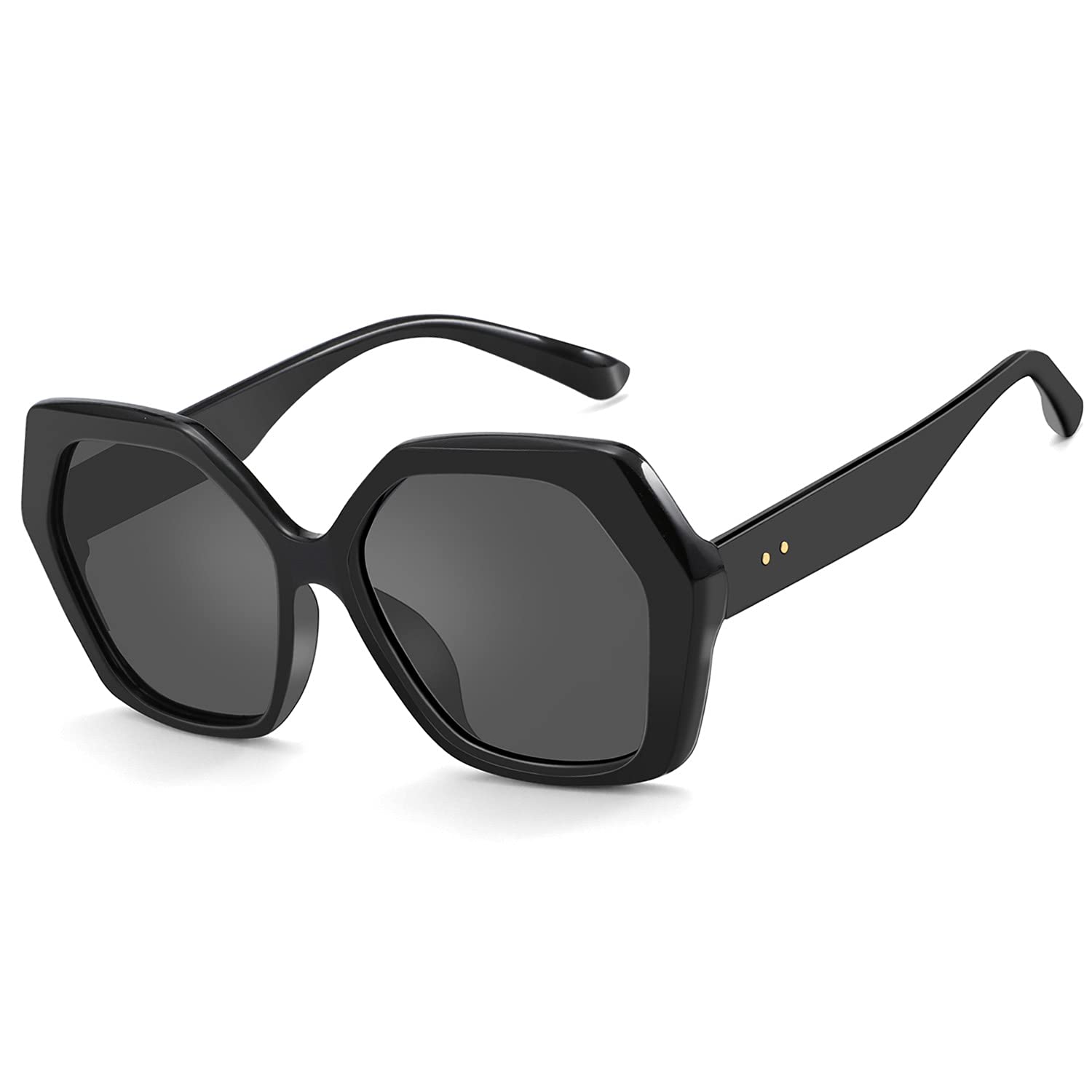 BLUEMOKY Retro Oversized Hexagonal Sunglasses for Women 100% UV400 Protection AS PICTURE
BLUEMOKY Retro Oversized Hexagonal Sunglasses for Women 100% UV400 Protection AS PICTURE