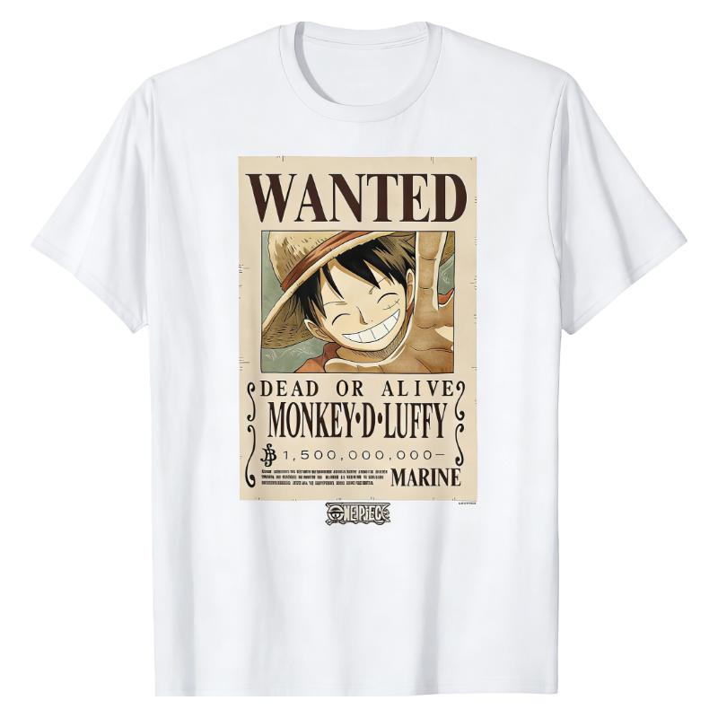 Luffy Wanted Poster One Piece TShirt Bounty Notice Graphic Print Crew Neck Soft 100 Cotton High Quality Casual Daily Wear Tops S
Luffy Wanted Poster One Piece TShirt Bounty Notice Graphic Print Crew Neck Soft 100 Cotton High Quality Casual Daily Wear Tops S