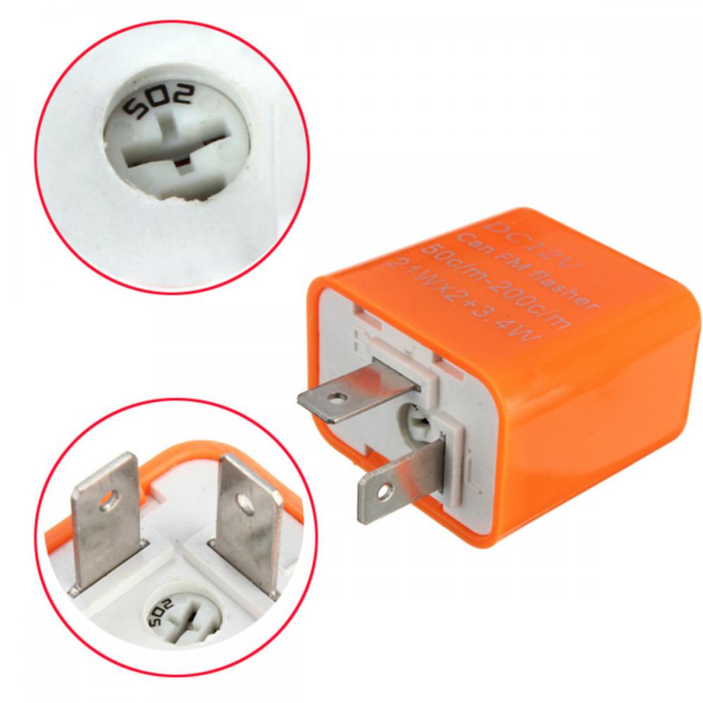 Durable 12v Signal Indicator Waterproof Led Resistor Car Accessories Led Flasher Relay Adjustable Frequency 2 Pin Universal
Durable 12v Signal Indicator Waterproof Led Resistor Car Accessories Led Flasher Relay Adjustable Frequency 2 Pin Universal