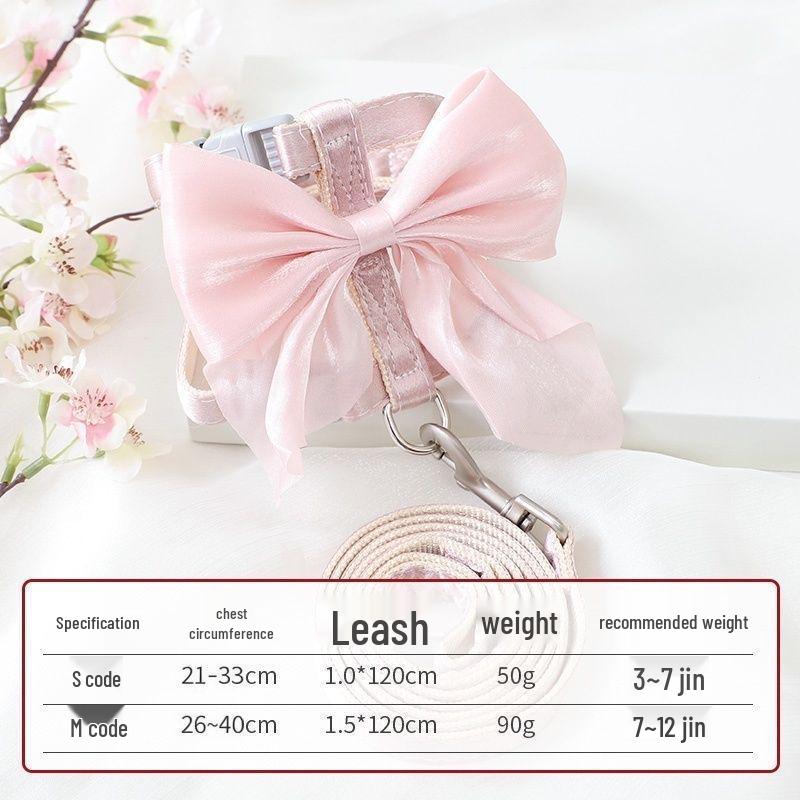 I-beam Bowknot Escape-Proof Cat Leash & Anti-Adjust Harness for Outdoor Use S (3-7 lbs)
I-beam Bowknot Escape-Proof Cat Leash & Anti-Adjust Harness for Outdoor Use S (3-7 lbs)