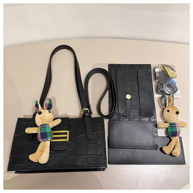 DIY PU Leather Handbag Handmade Making Set Women Shoulder Crossbody Bag Underarm Bags Hand Stitching Sewing Material Accessories чёрный
DIY PU Leather Handbag Handmade Making Set Women Shoulder Crossbody Bag Underarm Bags Hand Stitching Sewing Material Accessories чёрный