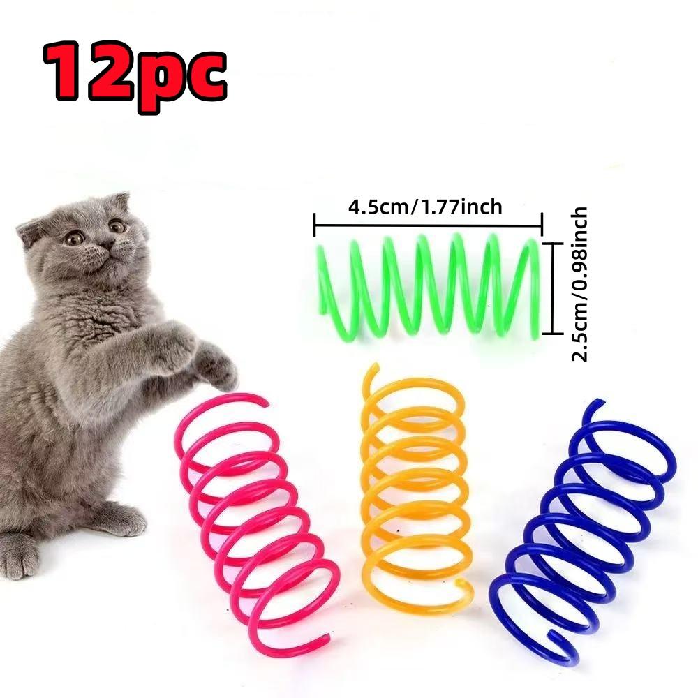 Cat colored plastic spring for self pleasure and relaxation toy, playful cat jumping, elastic cat toy, cat teasing artifact
Cat colored plastic spring for self pleasure and relaxation toy, playful cat jumping, elastic cat toy, cat teasing artifact
