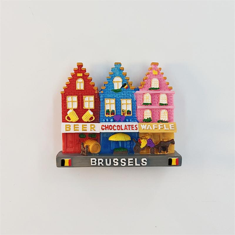 Europe Belgium Brussels streetscape house 3D Stereoscopic Tourism souvenirs Resin painting Decoration home Refrigerator magnets
Europe Belgium Brussels streetscape house 3D Stereoscopic Tourism souvenirs Resin painting Decoration home Refrigerator magnets